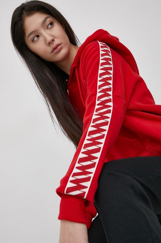 

Хлопковая толстовка Superdry, красный