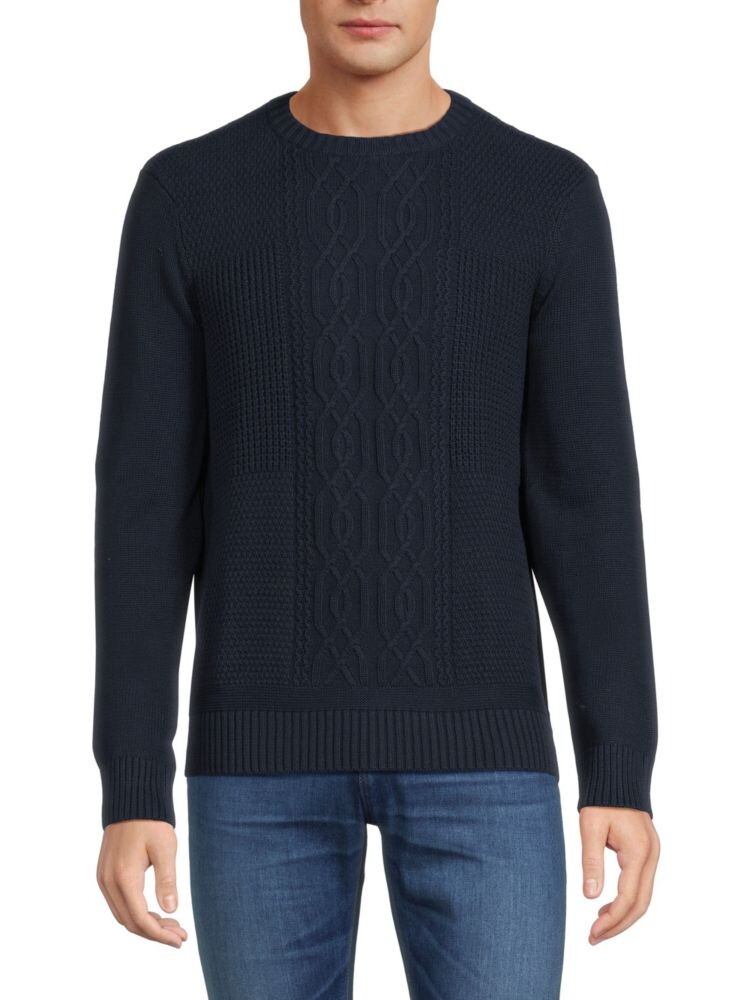 

Свитер вязанной вязки с круглым вырезом Ben Sherman, цвет Navy Blaze