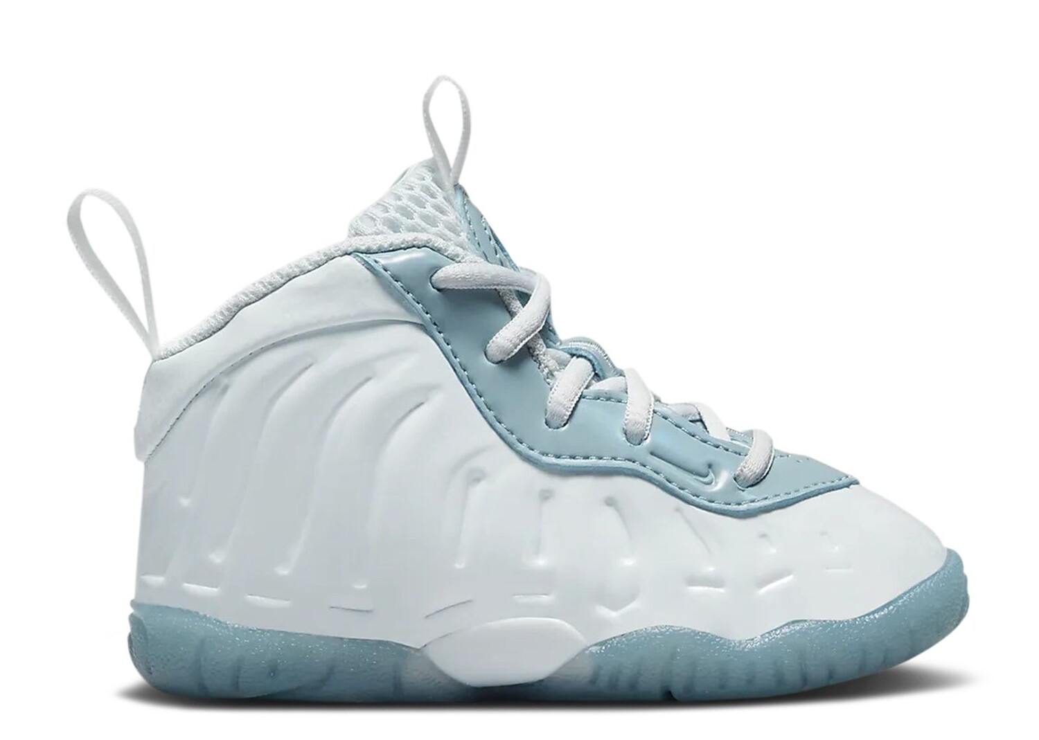 

Кроссовки Nike Little Posite One Td 'Aura Worn Blue', белый