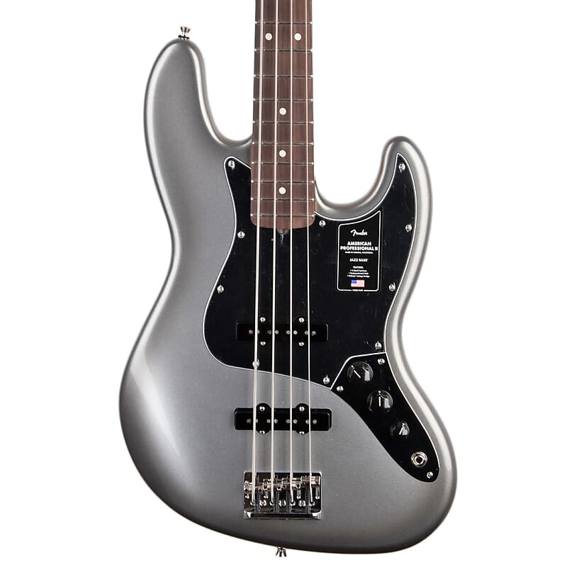 

Басс гитара Fender American Professional II Jazz Bass Mercury Finish with Rosewood Fretboard - 9.0 pounds – US23001832 - Watch this item for a special offer!