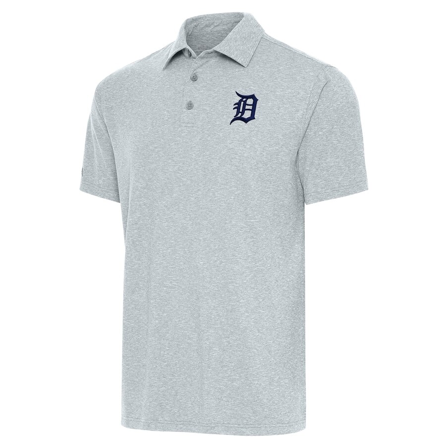 

Поло с коротким рукавом Antigua Detroit Tigers, серый