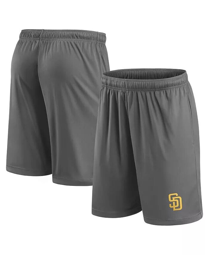 

Мужские серые шорты с логотипом San Diego Padres Primary Team Fanatics, серый