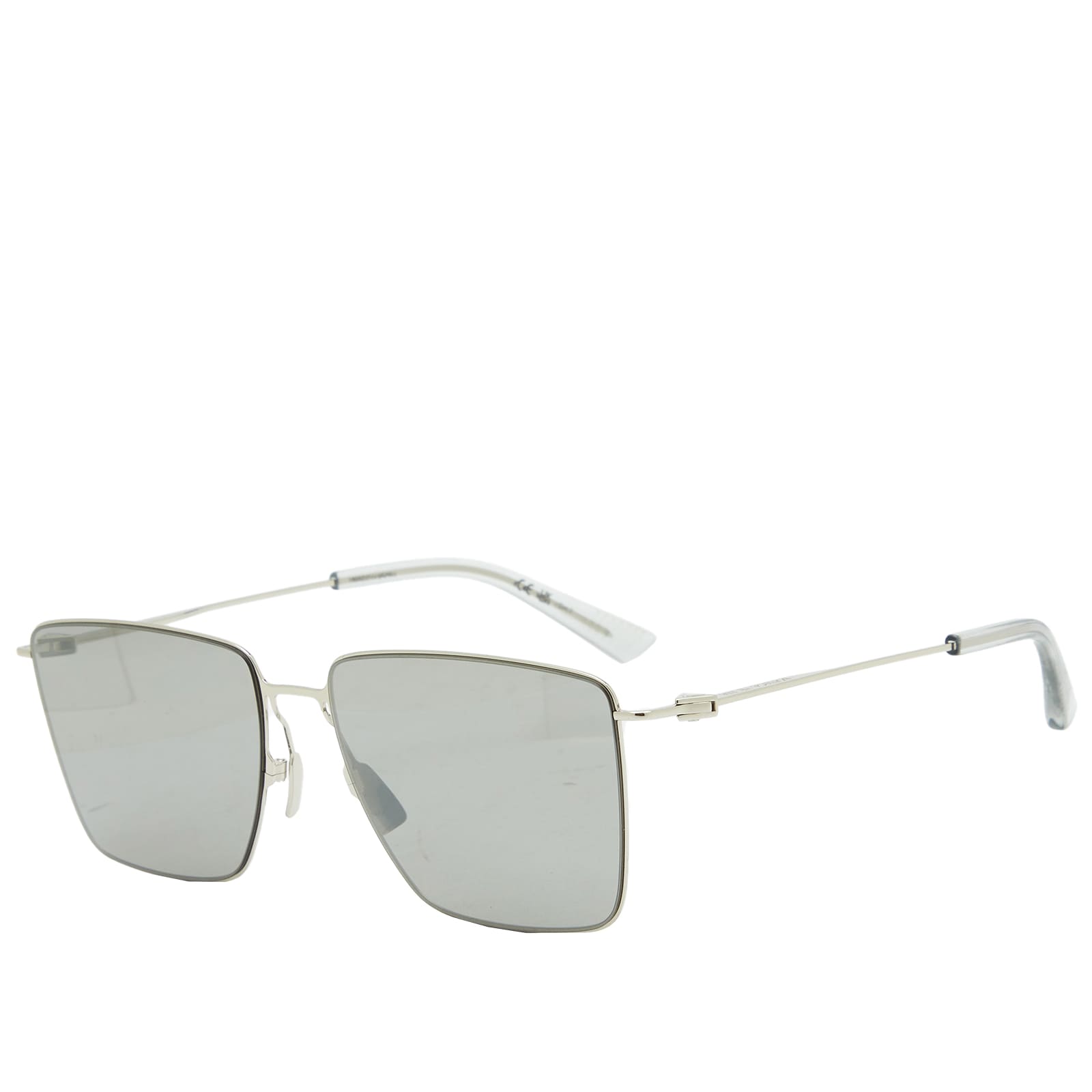 Солнцезащитные очки Bottega Veneta Eyewear Bv1267S, серебряный bottega veneta черно зеленые серьги