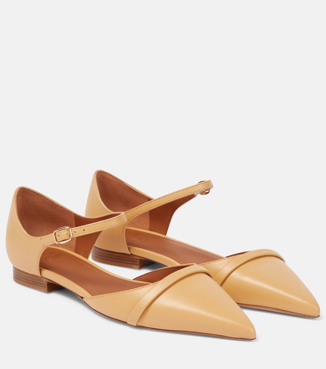

Кожаные балетки Uma Malone Souliers, коричневый