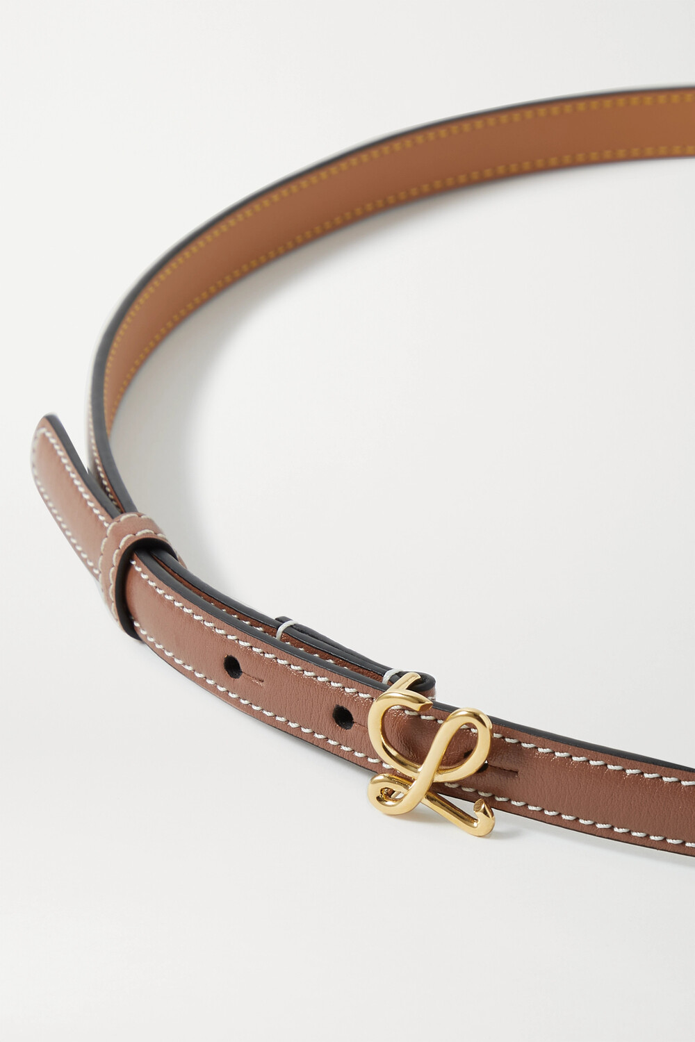 

LOEWE Кожаный ремень, бежевый