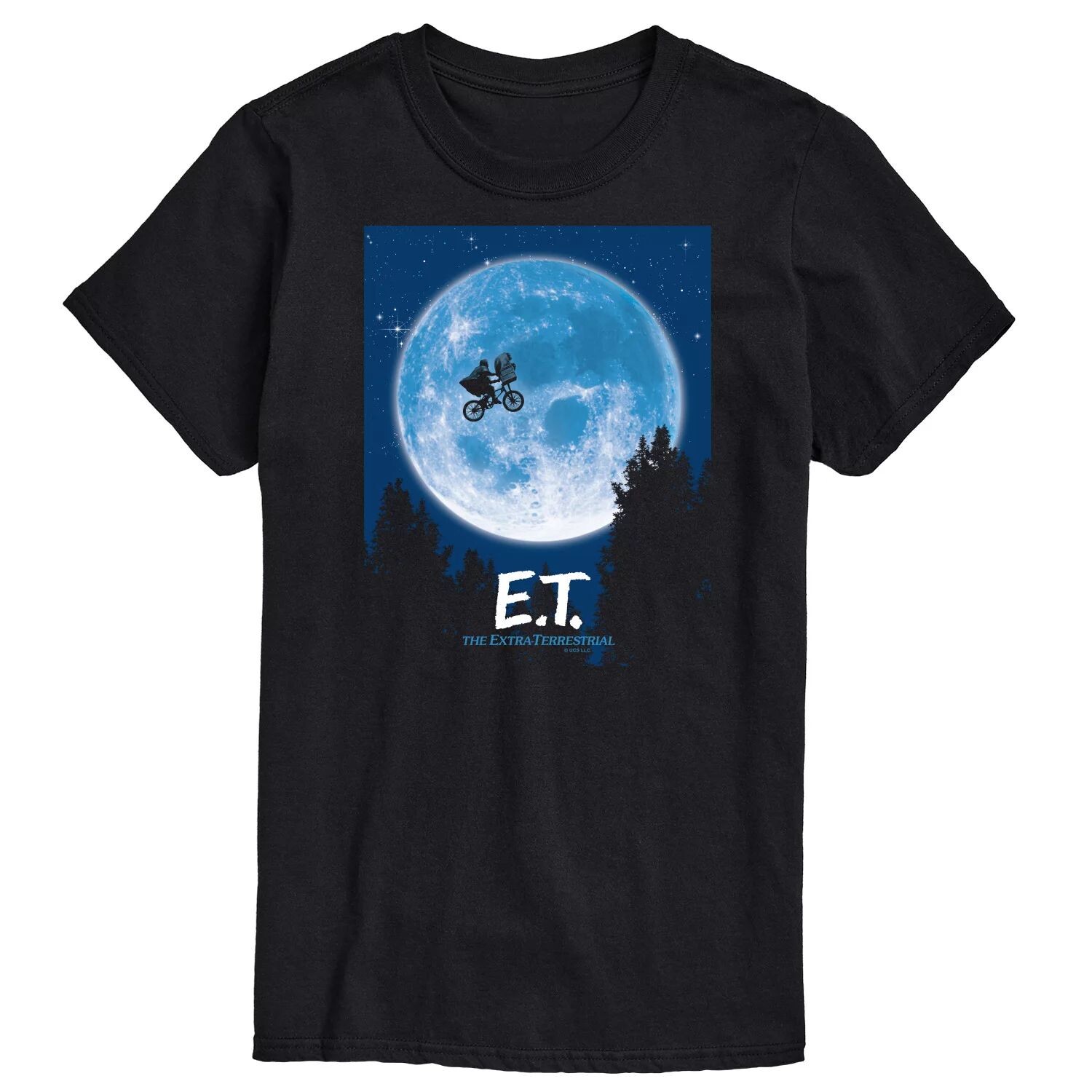 

Мужская футболка с плакатом ET Moon Licensed Character