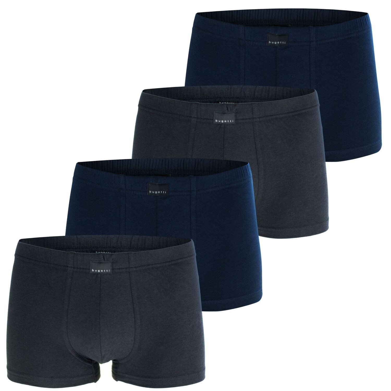 

Боксеры Bugatti Boxershorts 4 шт, цвет Schwarz / Navy