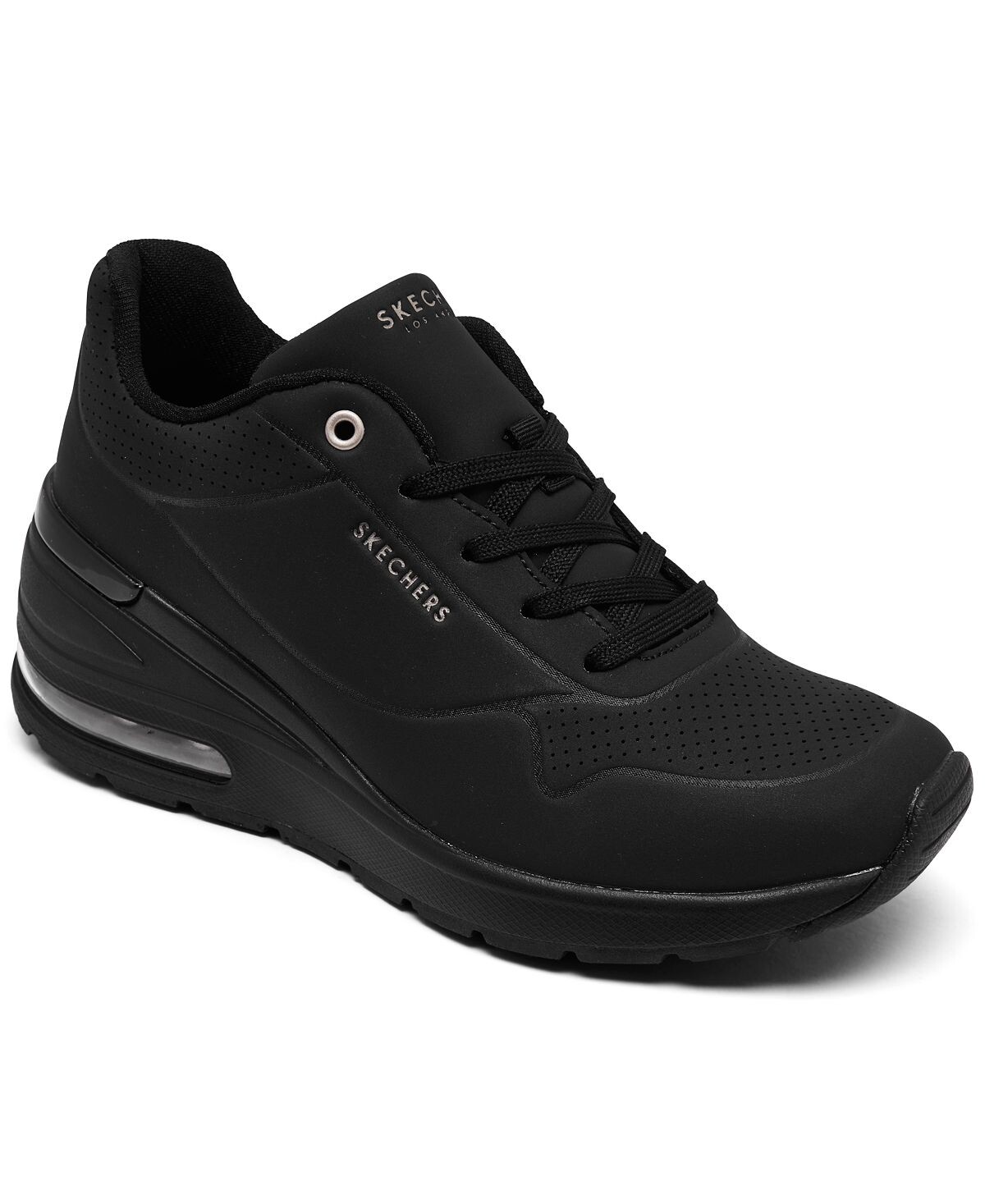 

Женские повседневные кроссовки Million Air на танкетке с увеличенной высотой от Finish Line Skechers, черный