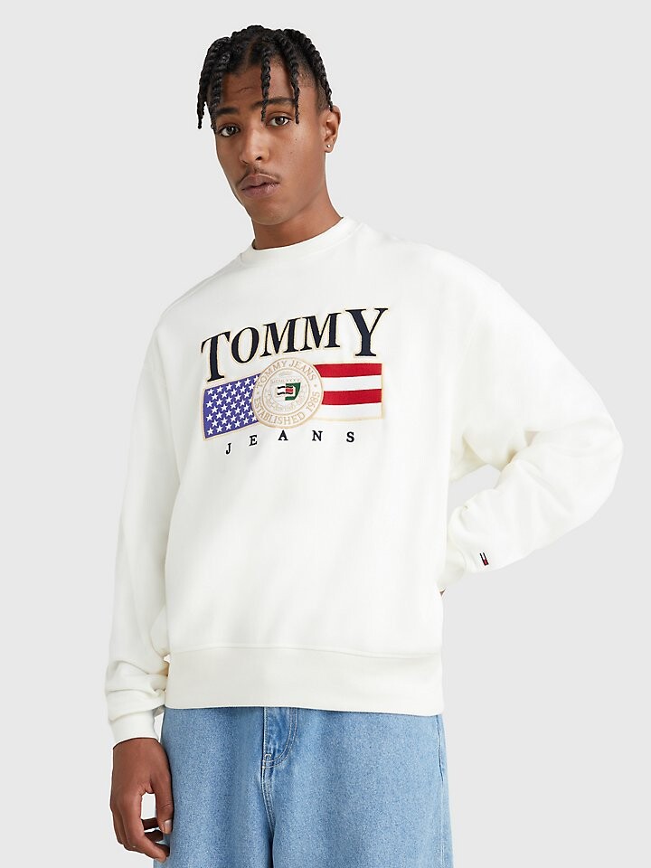 

Толстовка с логотипом флага Tommy Jeans