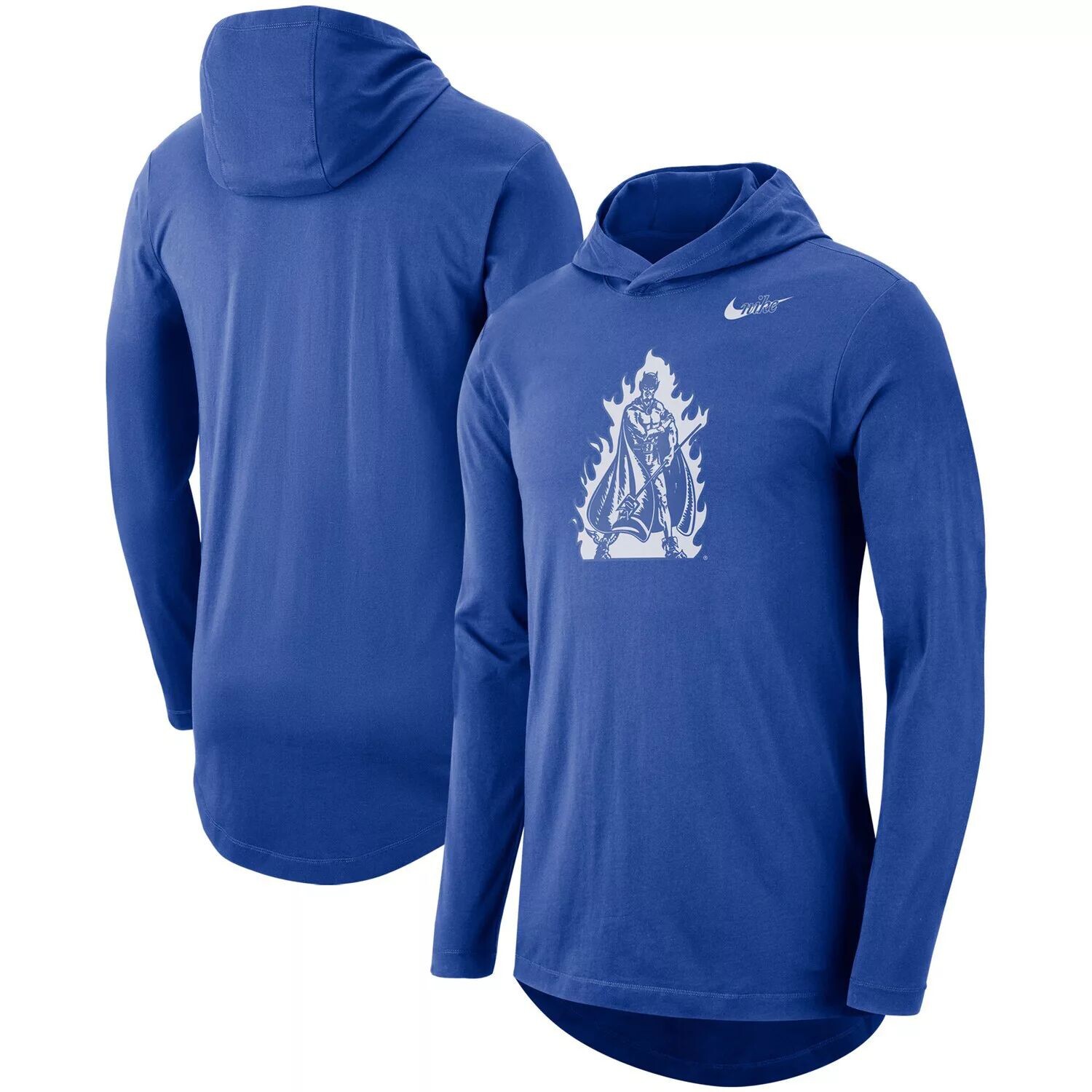 

Мужская футболка с длинным рукавом и худи Nike Royal Duke Blue Devils