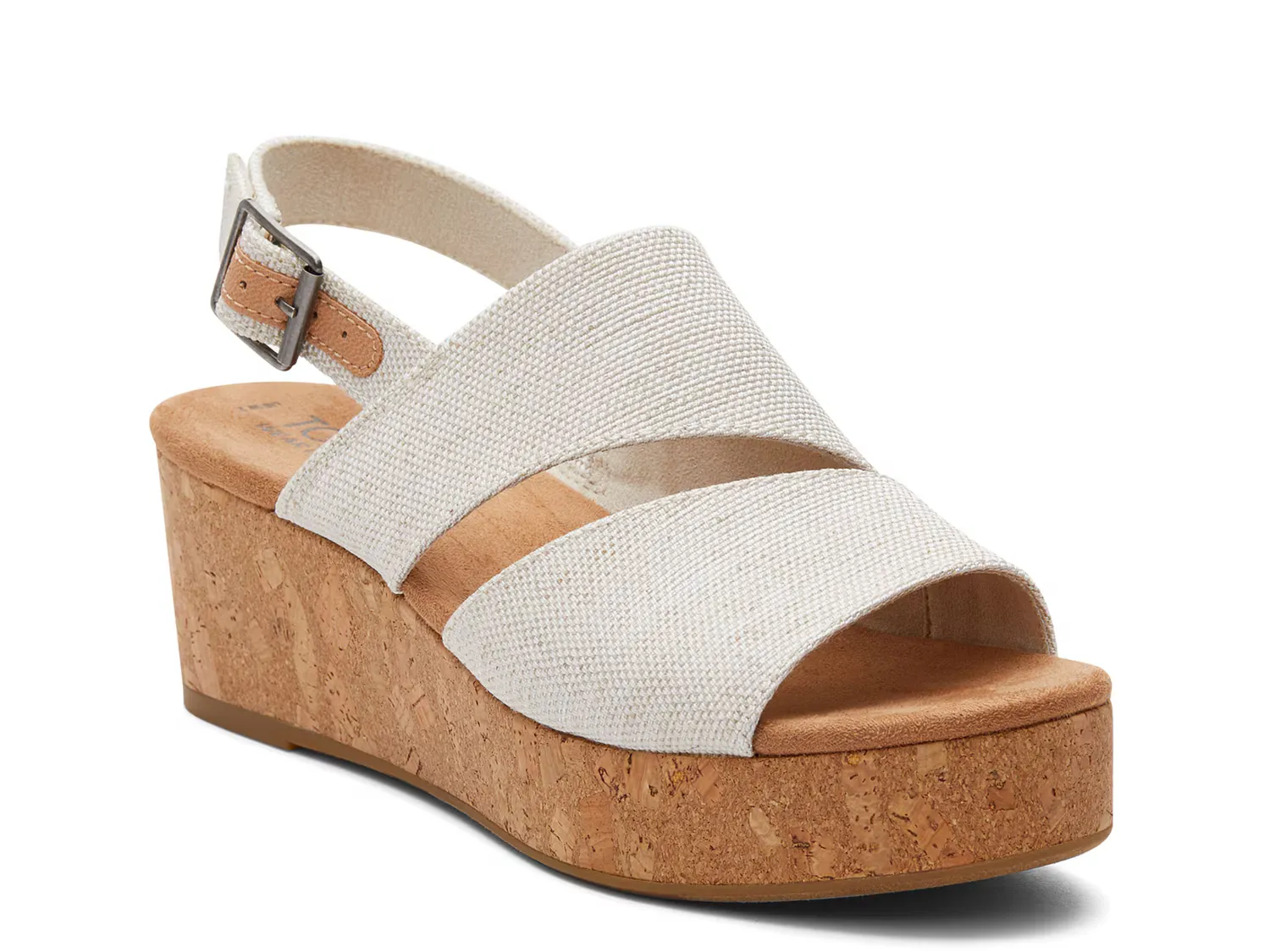

Сандалии Claudine Wedge Sandal Toms, кремовый