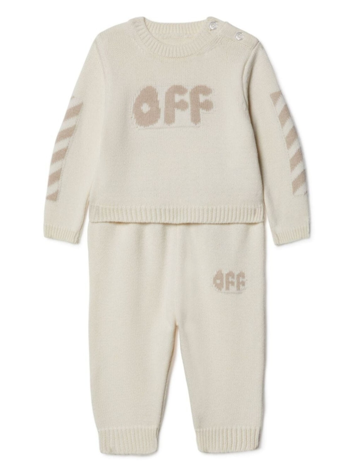 

Off-White Kids спортивный костюм Off Chunky, нейтральный цвет