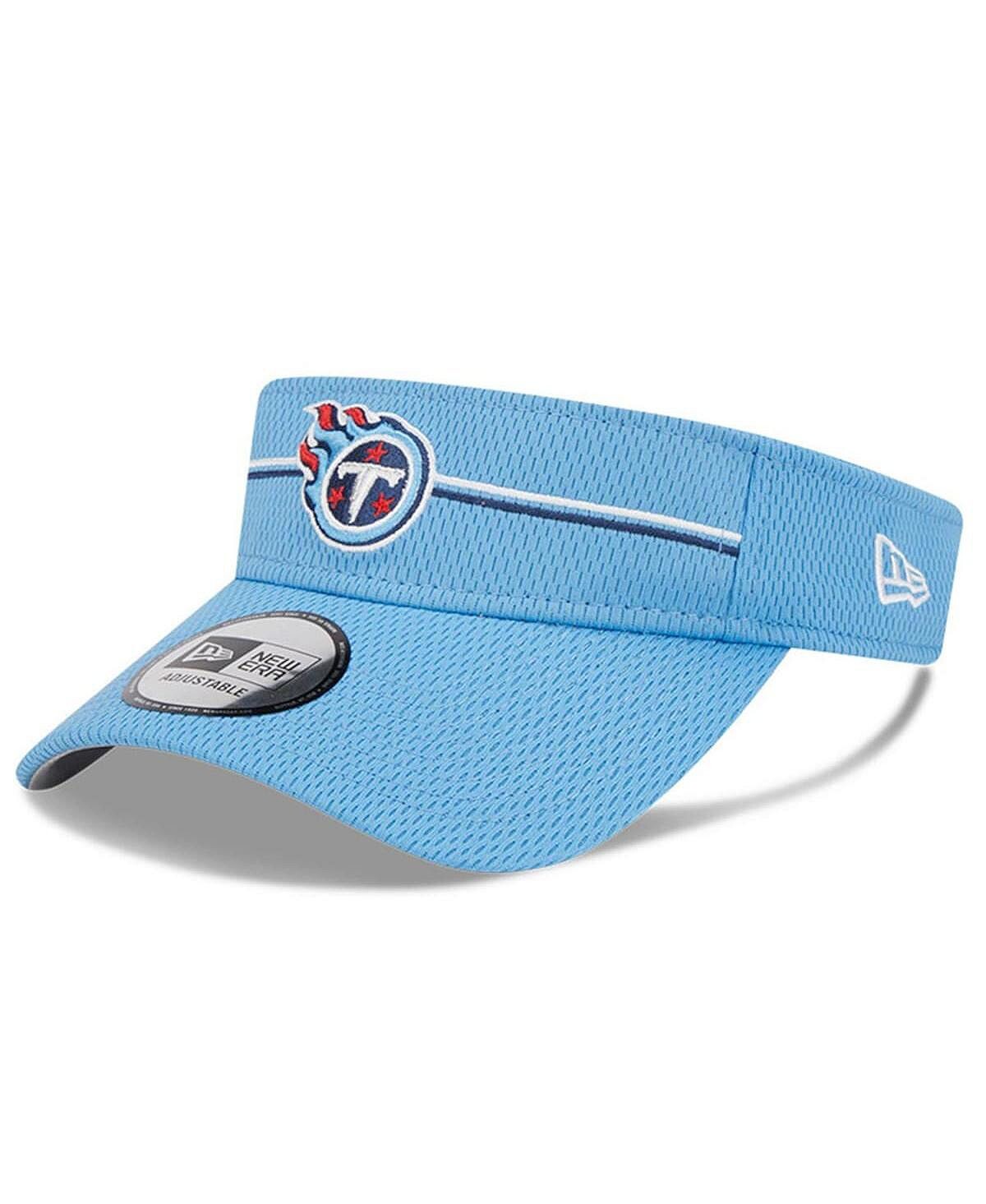 

Мужская голубая футболка Tennessee Titans 2023 с регулируемым козырьком для тренировочного лагеря НФЛ New Era, Синий