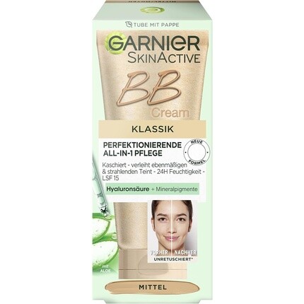 

Garnier SkinActive BB Cream All-in-1 Дневной крем с гиалуроновой кислотой и алоэ вера SPF 15 Classic Medium 50 мл