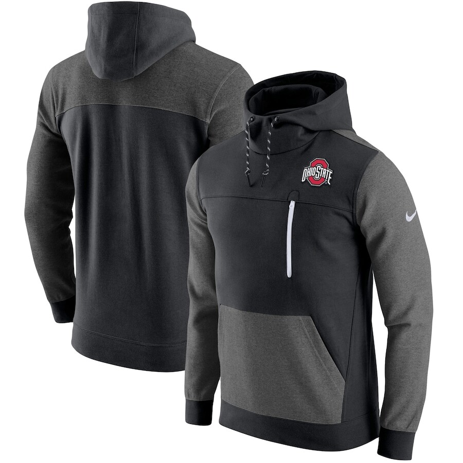 

Пуловер с капюшоном Nike Ohio State Buckeyes, черный