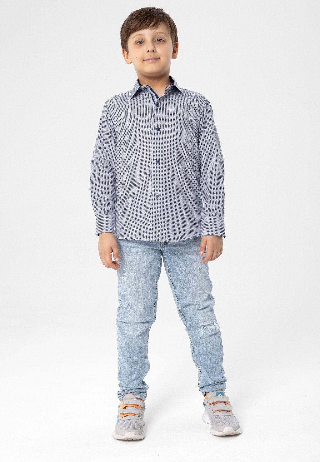 

Рубашка Daniel Hills, цвет white/navy
