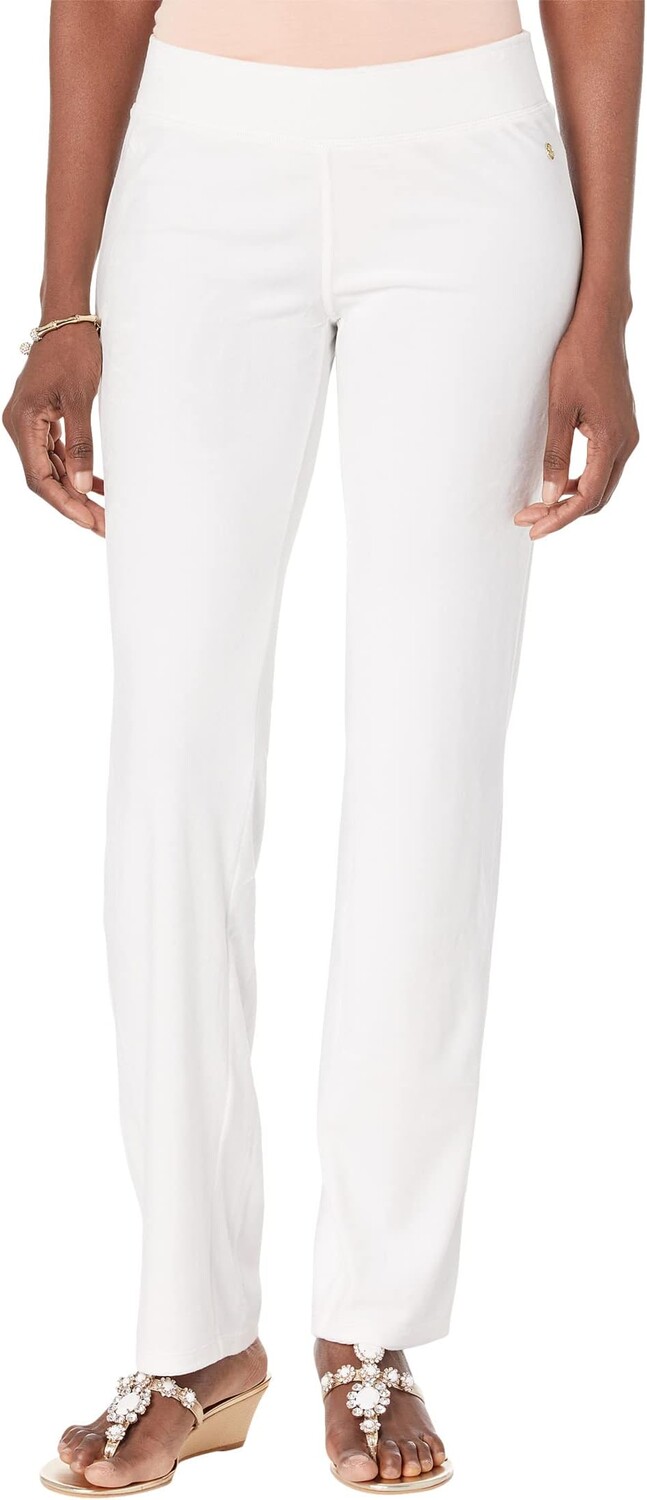 

Велюровые брюки Дорси Lilly Pulitzer, цвет Coconut