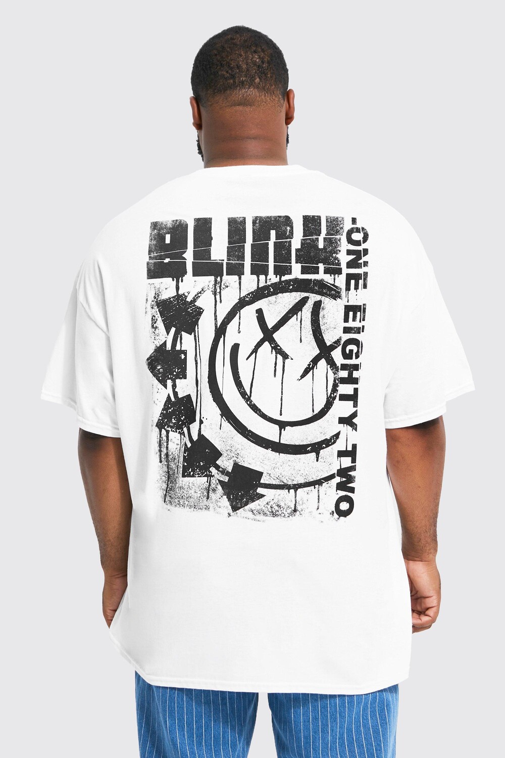 

футболка с лицензией blink 182 Boohoo, белый