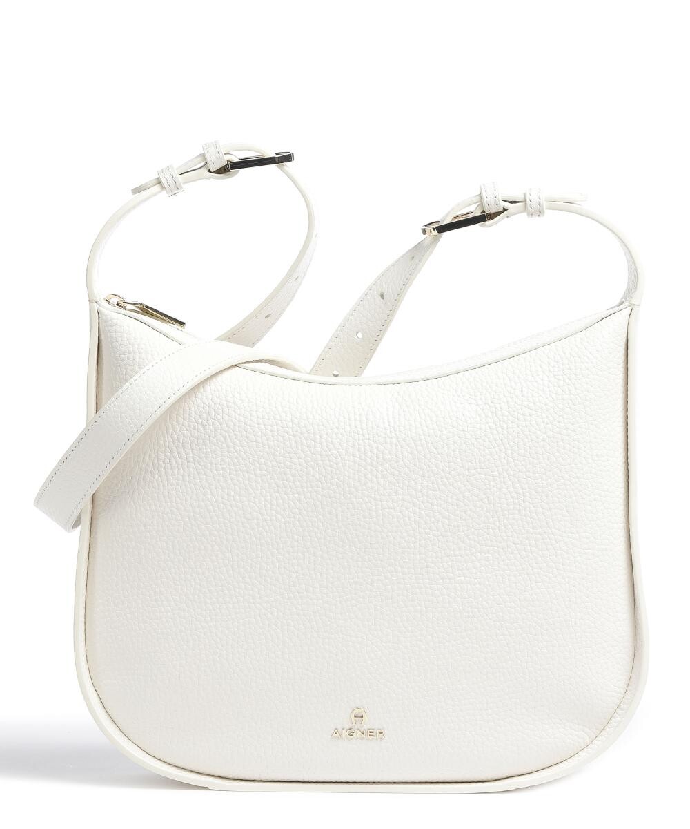 

Сумка-ведро Ivy M из зернистой яловой кожи Aigner, белый
