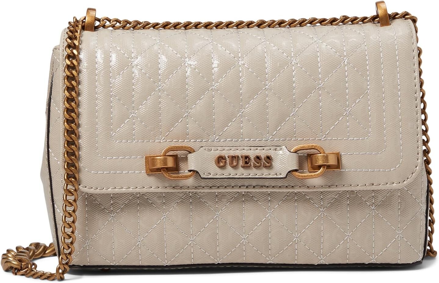 

Сумка Aventa Convertible Crossbody Flap GUESS, цвет Stone