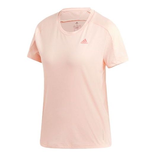 Футболка (WMNS) Adidas Running Sports Short Sleeve Coral Pink T-Shirt, розовый
