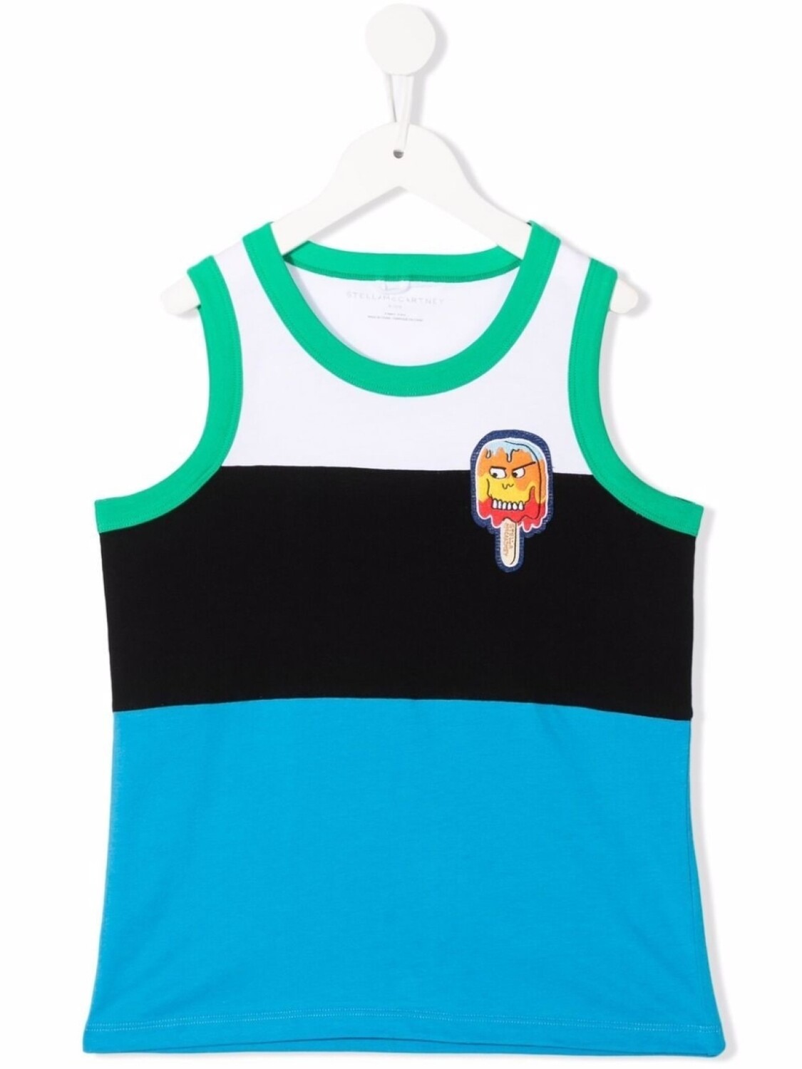 

Stella McCartney Kids топ в полоску, синий