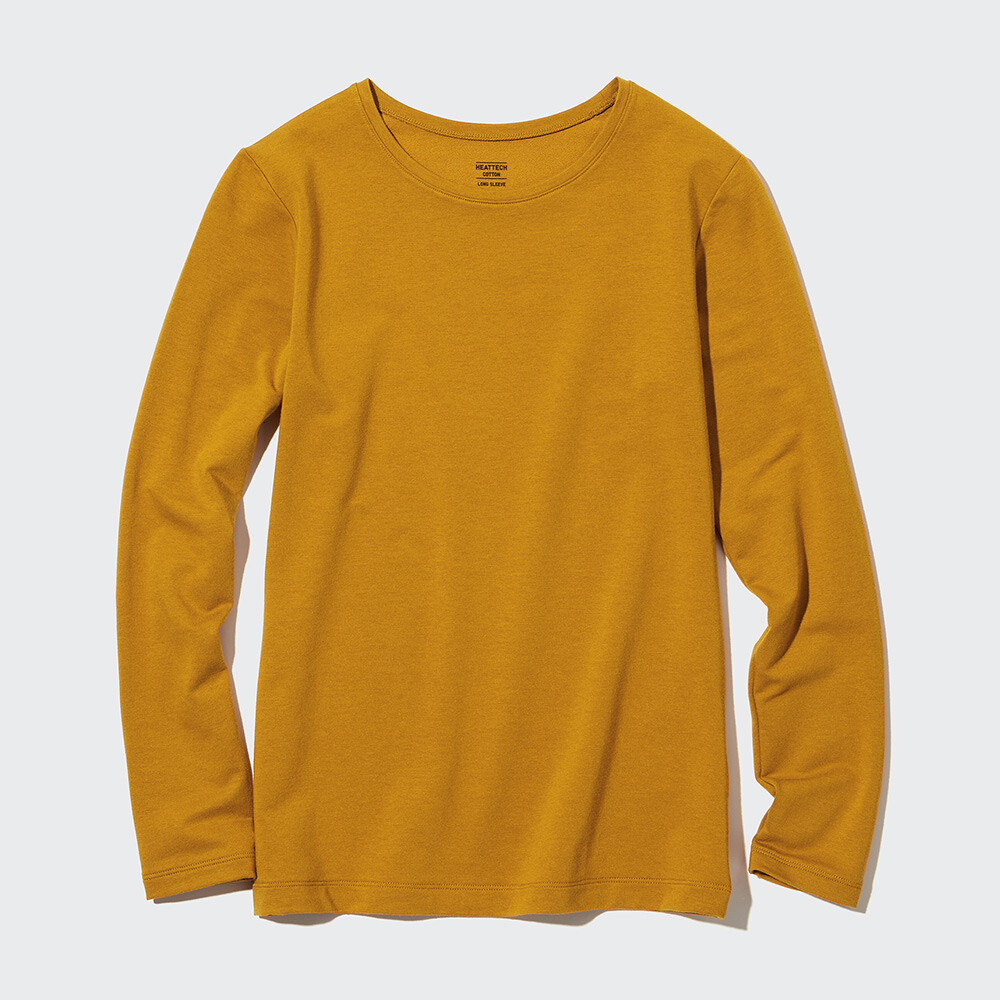 

Женская термоодежда Uniqlo Multi-Nuan HEATTECH с длинным рукавом, желтый