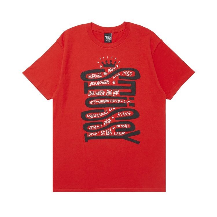 

Футболка Stussy Sideways 'Red', красный