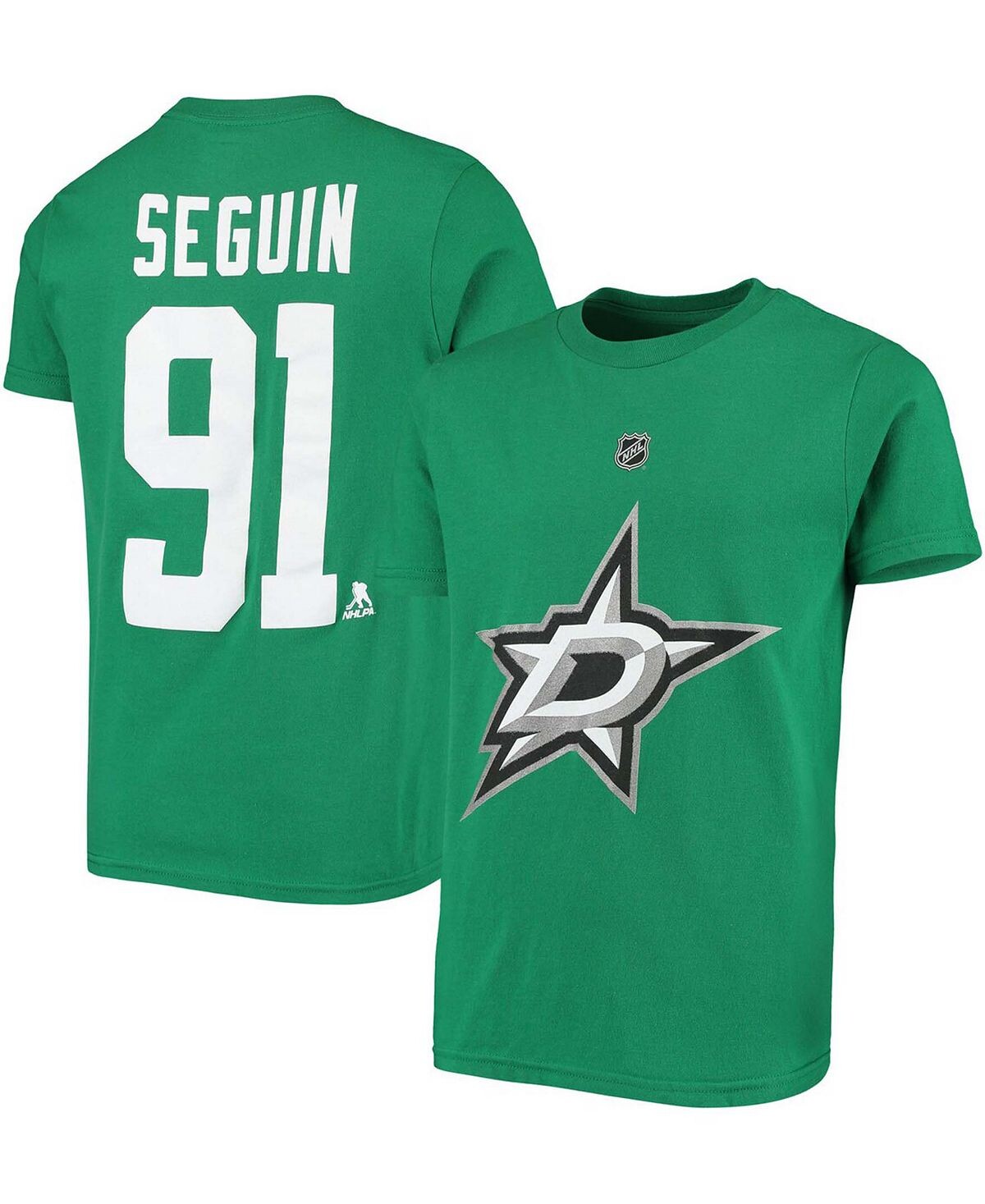 

Футболка Big Boys Tyler Seguin Kelly Green Dallas Stars с именем и номером игрока Outerstuff