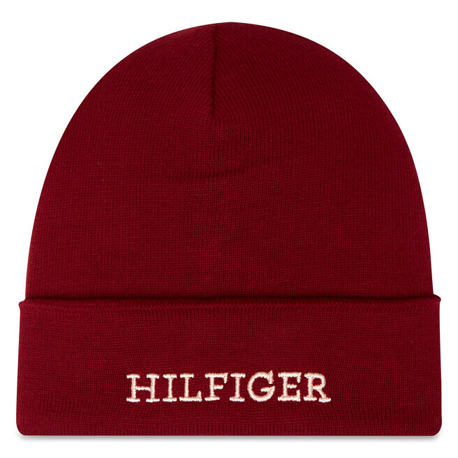 

Шапка Tommy Hilfiger Corporate, вишневый/бордовый