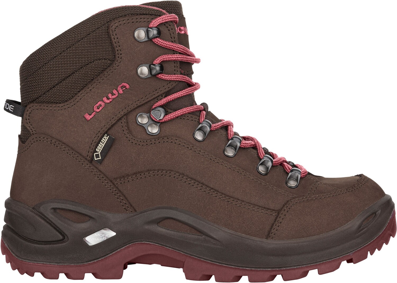 

Походные ботинки Renegade GTX Mid — женские Lowa, коричневый