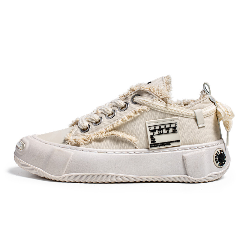 

Холщовые кеды мужские низкие Moise Kean, цвет Black/Beige
