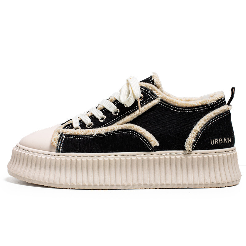 

Кроссовки URBAN AUTHENTIC Skateboarding Shoes Men Low-top, черный