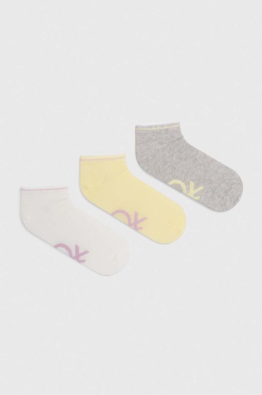 United Colors of Benetton Детские носки, 3 пары, серый