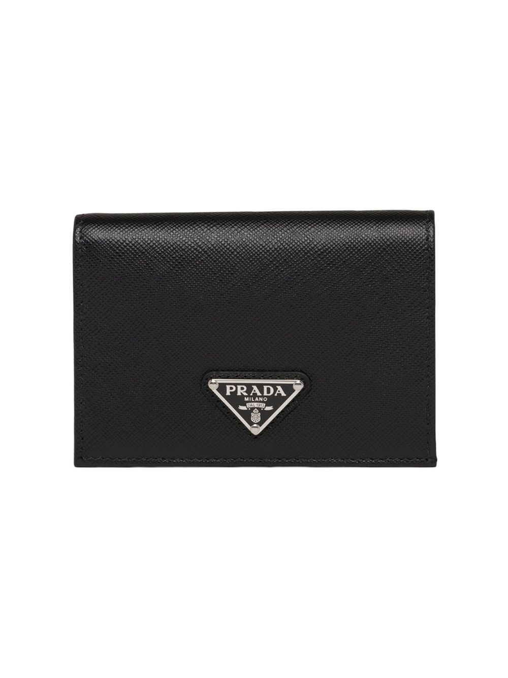 

Маленький кошелек из сафьяновой кожи Prada, черный