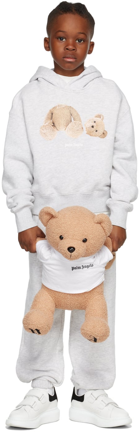 

Толстовка Kids Grey Bear Меланж серый/Коричневый Palm Angels