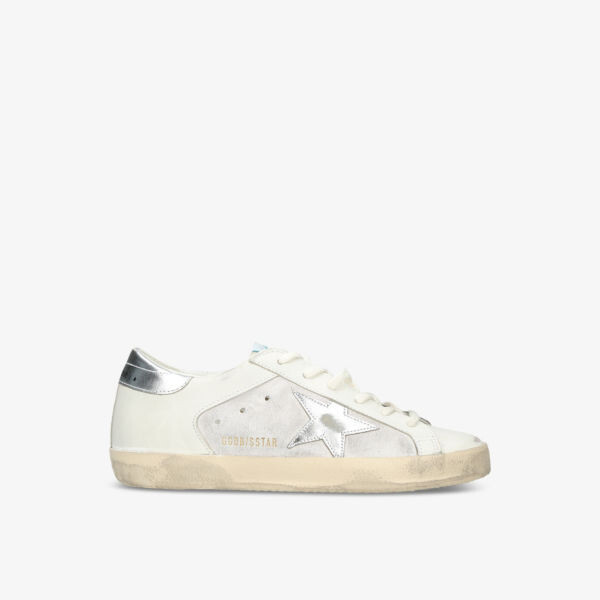 

Женские низкие кеды Superstar 11664 из кожи и замши Golden Goose, белый
