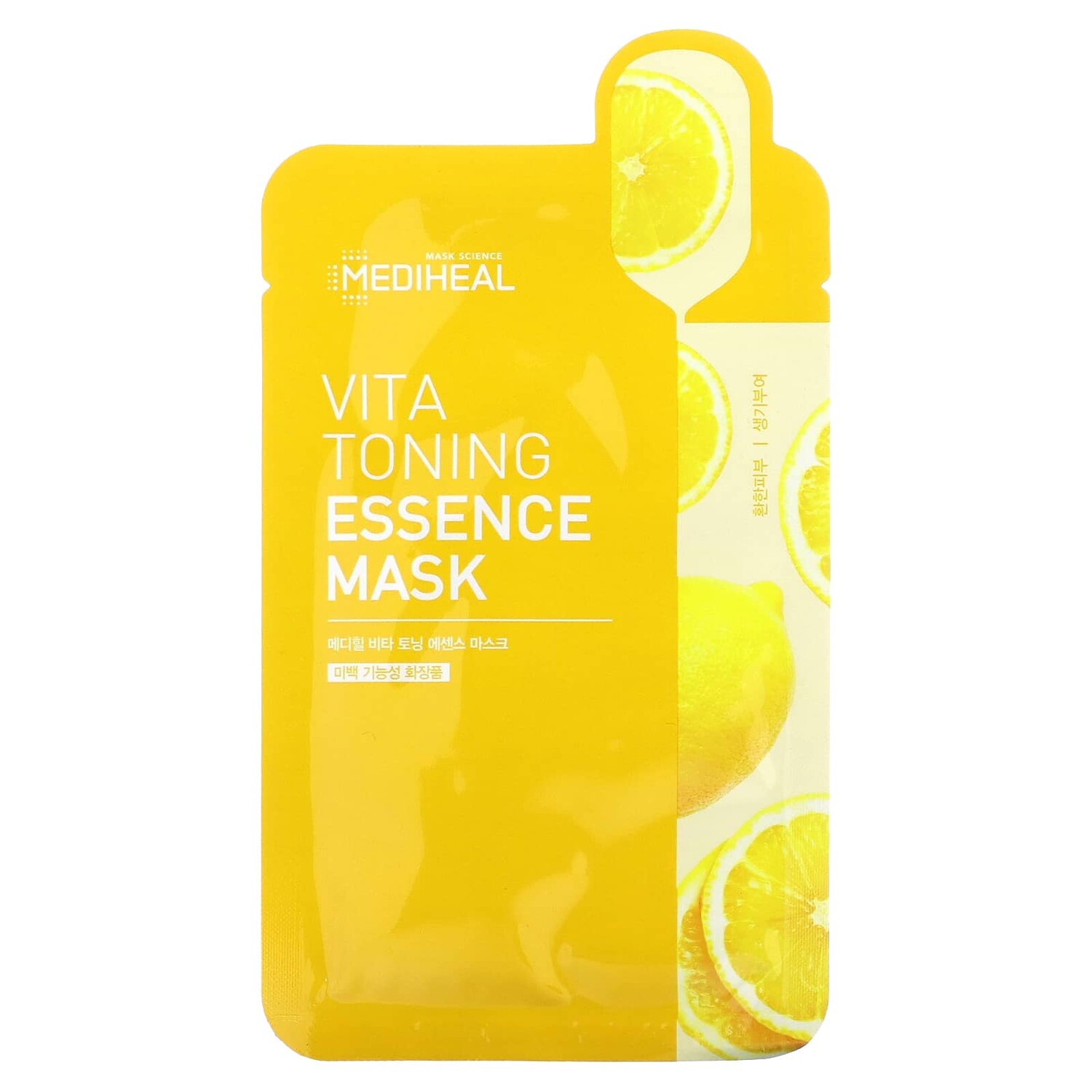 

Vita Toning Essence Beauty Mask, 1 листовая маска, 20 мл (0,68 жидк. Унции), Mediheal