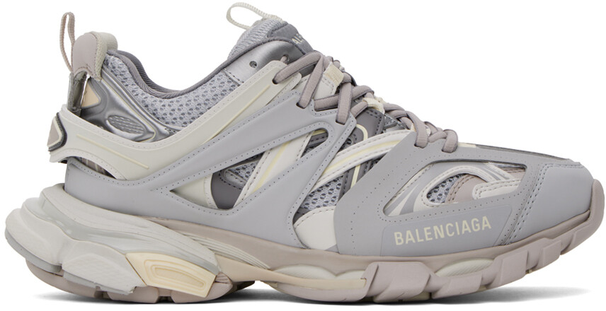 

Серые кроссовки со светодиодной подсветкой Balenciaga, Серый