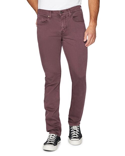 

Узкие джинсы прямого кроя Federal в цвете Vintage Rich Malbec PAIGE, цвет Purple
