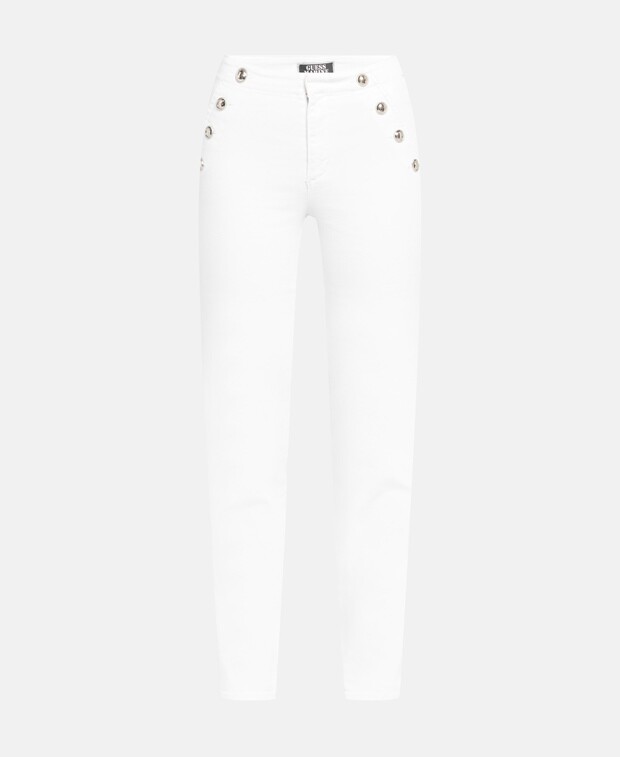 

Прямые джинсы Guess, белый