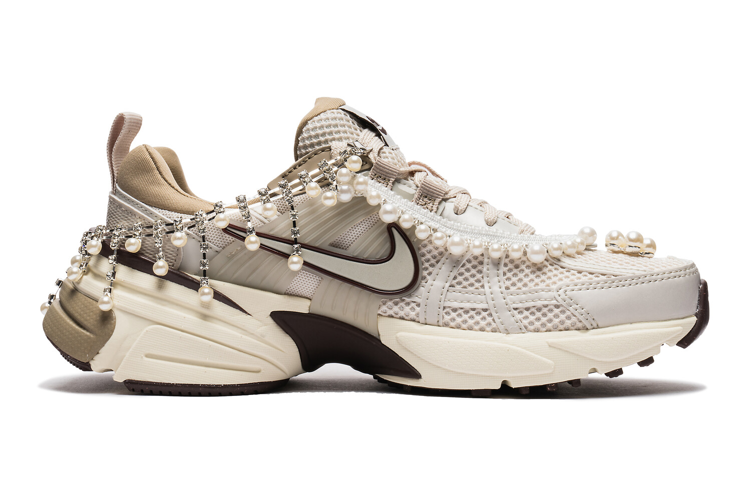 

Кроссовки для бега V2K Run женские с низким верхом коричневые Nike