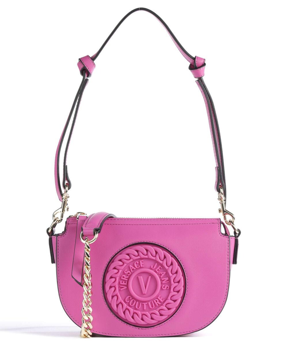 

Сумка на плечо V-Emblem из искусственной кожи Versace Jeans Couture, розовый