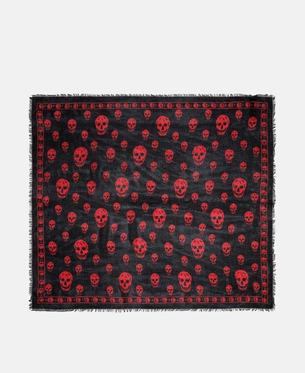 

Шарф Alexander McQueen, черный