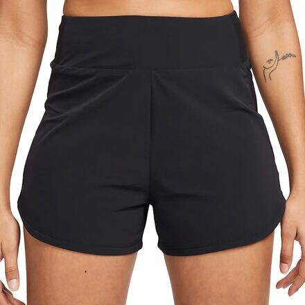 

Шорты Bliss Dri-Fit HR 3 дюйма BR женские Nike, цвет Black/Reflective Silver