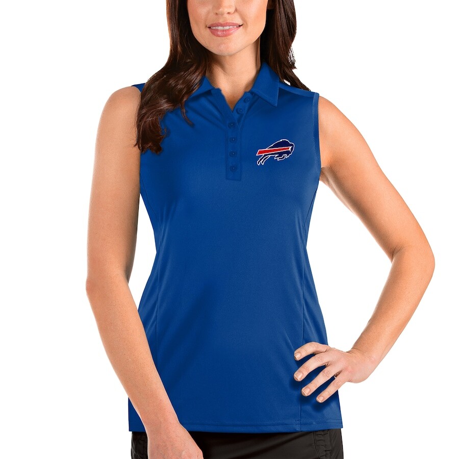 

Поло без рукавов Antigua Buffalo Bills, роял