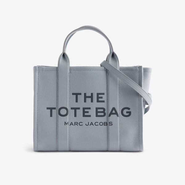 цена Кожаная большая сумка среднего размера Marc Jacobs, серый