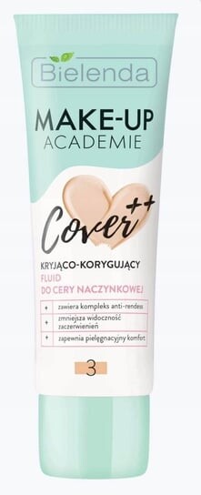 

Покрывающий и корректирующий флюид, 03, 30г Bielenda, Make-Up Academie
