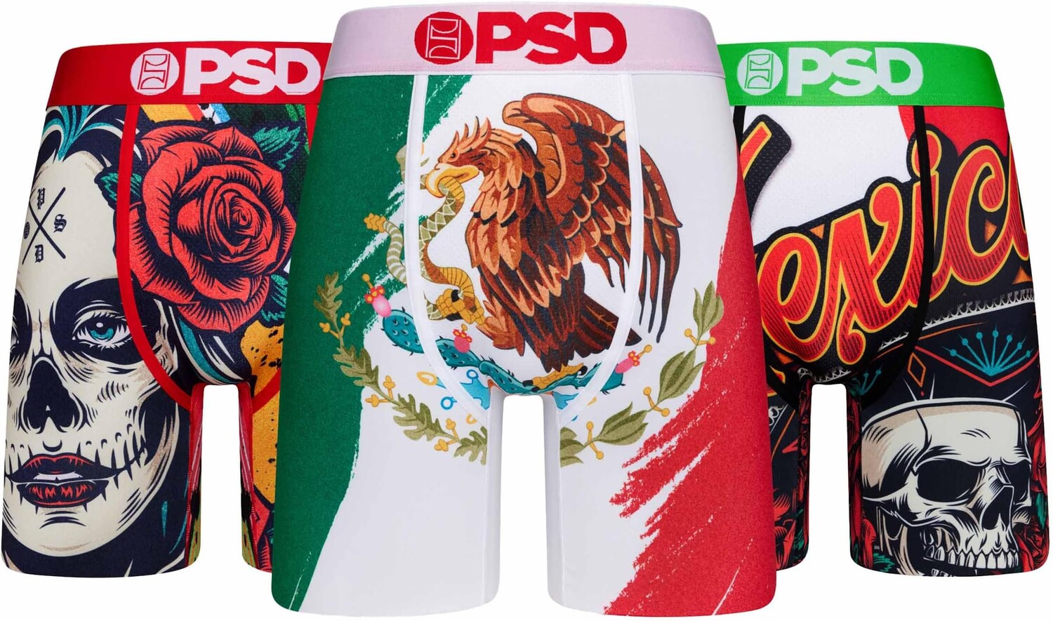 

Боксерские трусы PSD, цвет Multi/Mexico 3-Pack