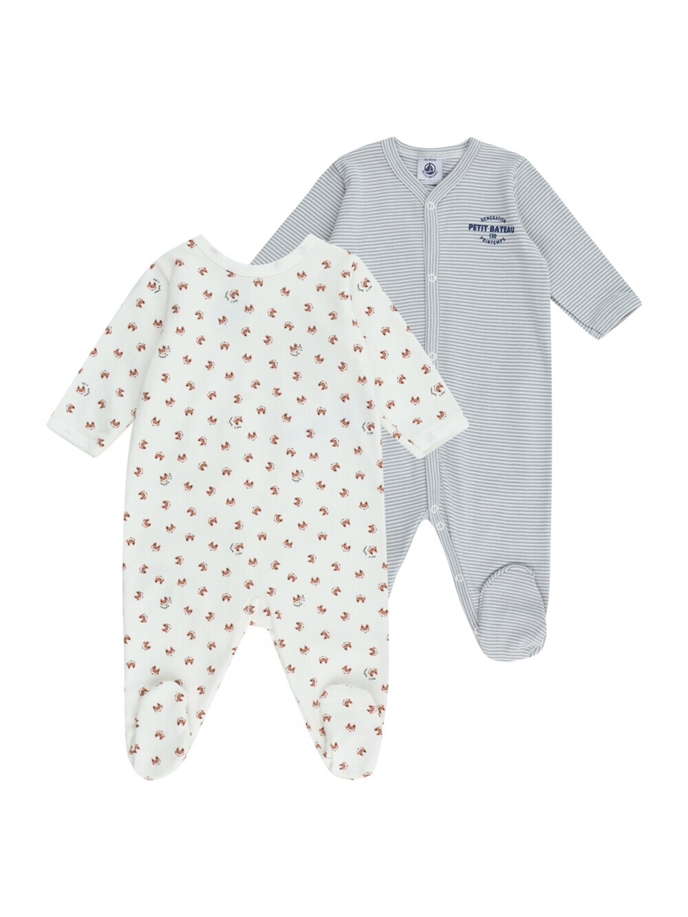 

Комбинезон/боди PETIT BATEAU, синий/белый